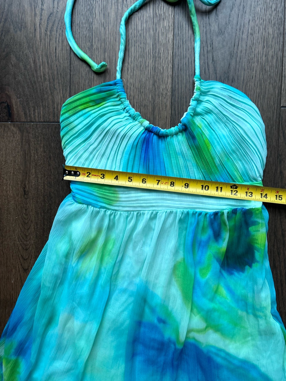 MANGO PRINTED HALTER-NECK MAXI DRESS - Picture 5 of 8